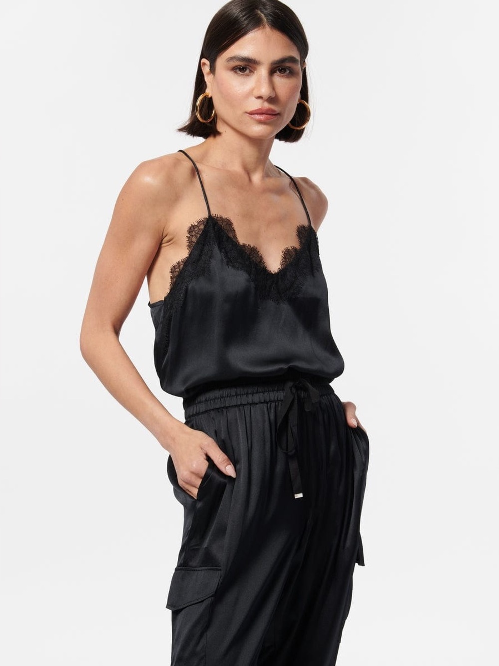 Cami NYC Lace Trim Racerback Camisole